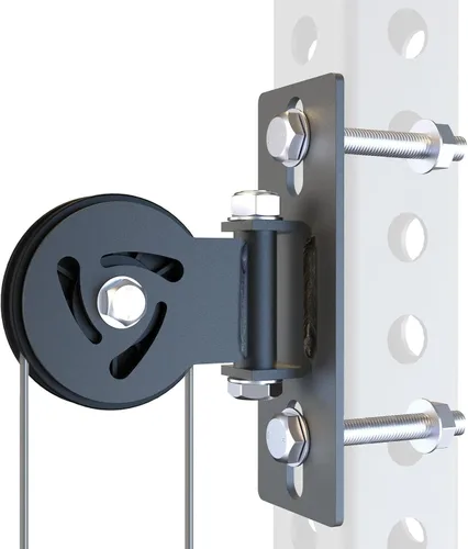 J Bryant Sistema de polea para rack de alimentación – Se adapta al tamaño de agujero de 5/8 pulgadas, accesorio de polea de cable para bastidores de