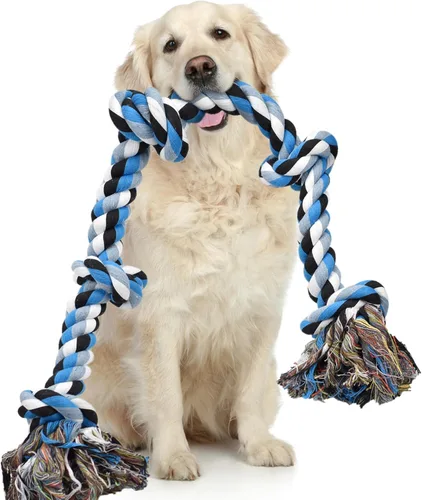 Miniatura 8 de LECHONG Paquete de 24 juguetes masticables para cachorros, juguetes de dentición para perros con contenedor de almacenamiento, juguetes de cuerda