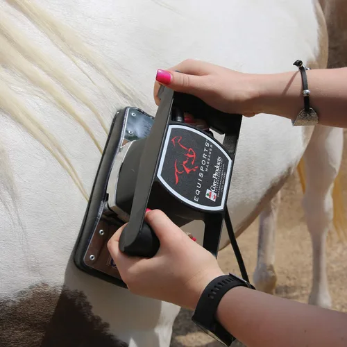 Miniatura 3 de Core Products Equisports Masajeador de velocidad variable calmante para tejido profundo para caballos y equinos