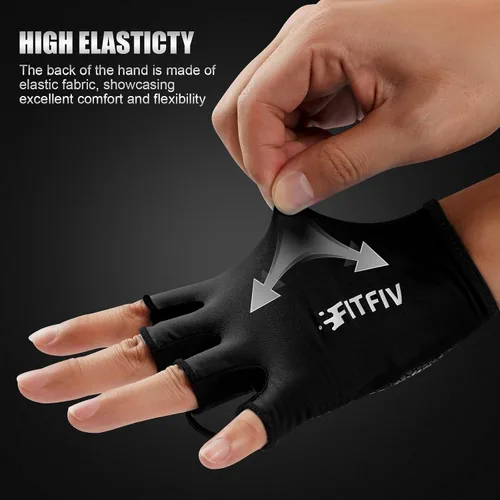 Miniatura 2 de Guantes de ciclismo para hombres y mujeres, guantes de ciclismo de medio dedo, guantes de bicicleta, guantes de entrenamiento adecuados