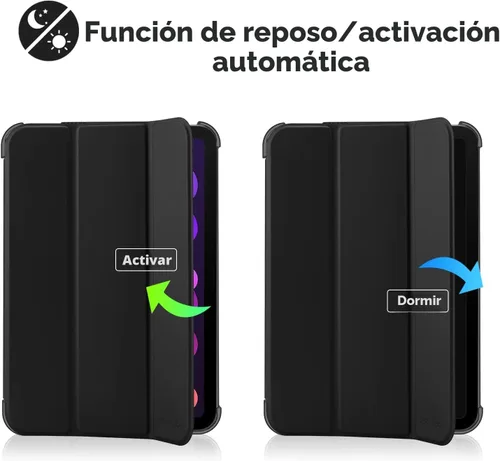 Miniatura 8 de ProCase Funda inteligente para iPad mini 7 A17 Pro 2024/iPad Mini 6 2021 8.3 pulgadas iPad mini 7ª/6ª generación, cubierta trasera dura para iPad