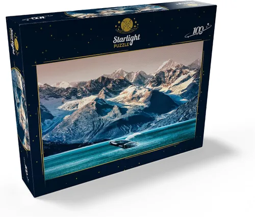 Miniatura 2 de MyPuzzle Alaska Whales - Rompecabezas prémium de 100 piezas, fabricado en Estados Unidos
