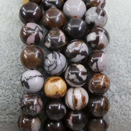 Miniatura 43 de Amandastone Pulsera elástica de cuentas redondas de 0.315 in con piedras preciosas naturales de 7 pulgadas