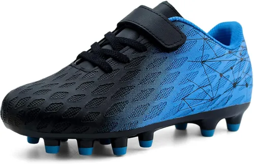 brooman Zapatos deportivos de fútbol para niños y niñas, para exteriores