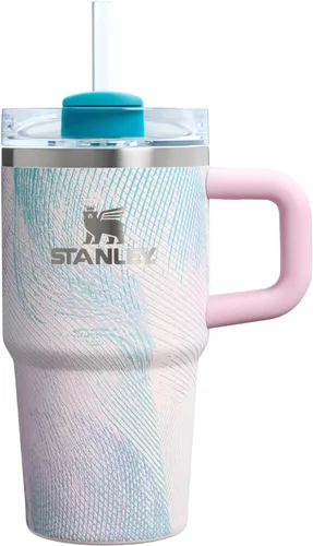 Miniatura 53 de Stanley Quencher H2.0 - Vaso de acero inoxidable con asa, pajilla y tapa FlowState giratoria de 3 posiciones; aislamiento térmico, sin BPA; apto