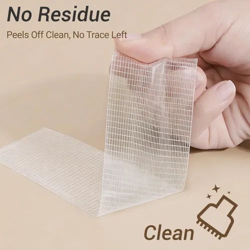 Miniatura 3 de iCAGY Cinta de doble cara para el hogar y moda para ropa, decoración, adherencia fuerte y duradera, uso multisuperficie, cortado a cualquier