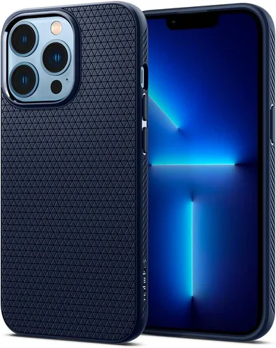 Miniatura 54 de Spigen Liquid Air - Funda diseñada para iPhone 13 (2021), color negro mate