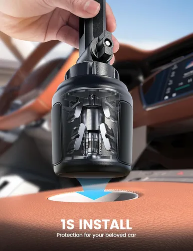 Miniatura 4 de Lamicall Soportes de teléfono para tu coche – [Compatible con fundas gruesas] Soporte universal ajustable para teléfono celular para camión, carrito