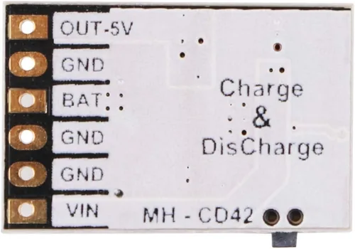 Miniatura 9 de 6 unids 2A 5V descarga de carga módulo integrado 3.7 V 4.2 V para batería de litio 18650 con aumento de carga Módulo de placa PCB de protección