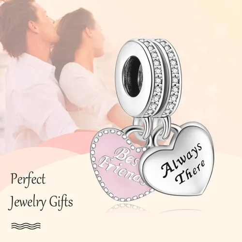 Miniatura 3 de Annmors Family Charm Love your Dad Mon Sister Infinity Charm fits Bracelets 925 Sterling Silver-Lucky Charm for Woman Pendant Bead Jewelry Beads