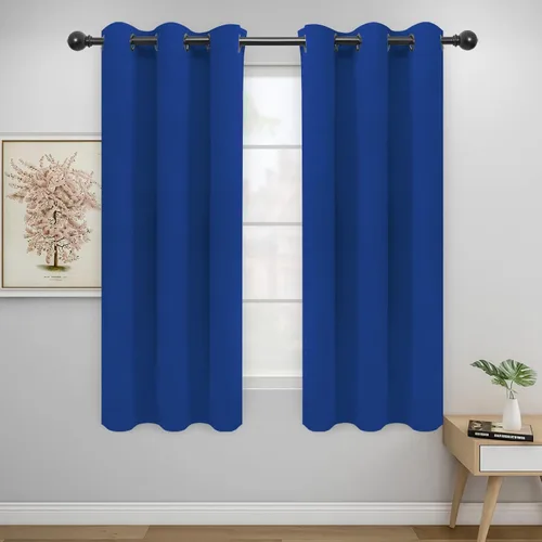 Miniatura 182 de Easy-Going - Cortinas opacas para dormitorio, aislamiento térmico sólido con ojales, cortinas de ventana para reducción de ruido, cortinas