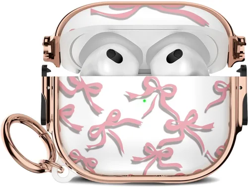 Miniatura 121 de Maxjoy para Funda Linda de AirPods 2 (2019) con Bloqueo de Seguridad, Compatible con Funda de AirPod de 2ª Generación de Mármol para Mujeres