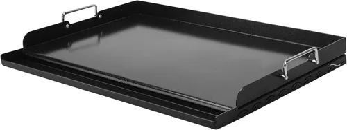 Miniatura 9 de Skyflame Plancha Universal de Acero Inoxidable con Placa Plana Superior con Refuerzo de Calentamiento Uniforme para Parrillas de Carbón/Gas BBQ