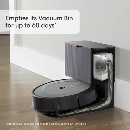 Miniatura 4 de iRobot Roomba Combo i3+ (3574) Robot aspirador y trapeador – Auto-vaciado hasta 60 días, limpieza por habitación con mapeo inteligente, cepillos