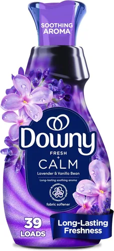 Downy Líquido suavizante de telas ultrasuave, calma, lavanda y vainilla, 26 onzas líquidas, 39 cargas