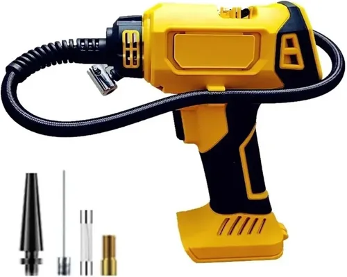 Miniatura 4 de Compatible con compresor de aire de batería DeWALT, inflador automático de neumáticos, bomba eléctrica inalámbrica con medidor de presión digital