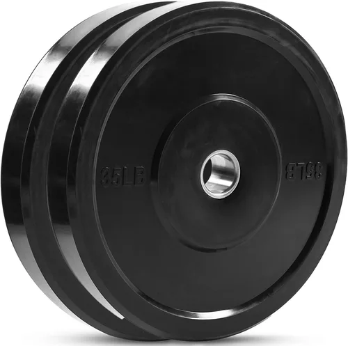 Miniatura 9 de JFIT Olympic 2 Inch Grip Plates and Bumper Plates for Barbell - Single Weights or Sets of 2 (Muliple Weights)