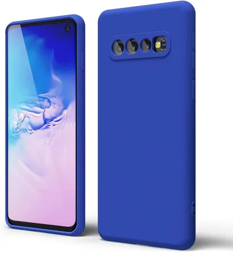 Miniatura 49 de oakxco Funda para teléfono Samsung Galaxy S21 Ultra con agarre de silicona líquida, bonita funda delgada y delgada de goma suave de TPU lisa