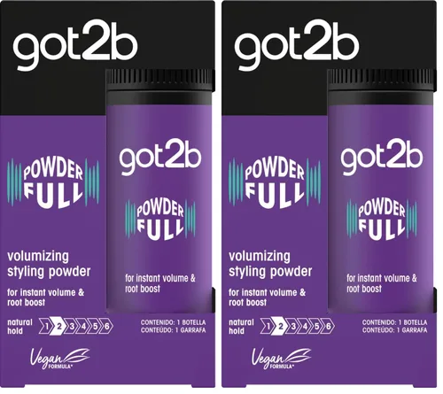 Miniatura 9 de Got2B Schwarzkopf POWDER'ful - Polvo texturizador unisex para raíces del cabello, para volumen instantáneo y refuerzo de raíces, vegano, 10g