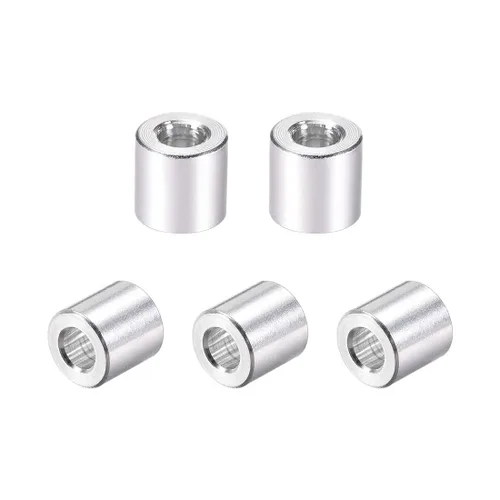 Miniatura 6 de uxcell 5 unids redondo aluminio separador columna espaciador 0.122x0.236x0.236 in (IDxODxH) negro para Drone FPV Quadcopter Racing RC multirotors