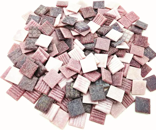 Miniatura 12 de Azulejos de mosaico de cuarzo de 1.1 libras, piezas de mosaico multicolor de 3/4 pulgadas, piedras para hacer mosaicos, manualidades, pasatiempos