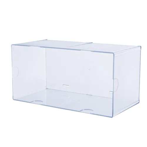 Miniatura 8 de Deflecto Organizador apilable de cubos abiertos, organizador de escritorio y manualidades, transparente, grande, 6 pulgadas de ancho x 6 pulgadas