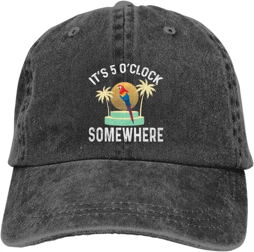 Miniatura 33 de Philysonic 5 Oclock Somewhere Hat It is 5 Oclock Somewhere Hat Gorra de béisbol para mujer, gorra de moda