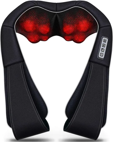 Regalos de Navidad VIKTOR JURGEN para mujeres y hombres, masajeador Shiatsu de cuello y hombro con calor, masajeadores de recuperación deportiva de