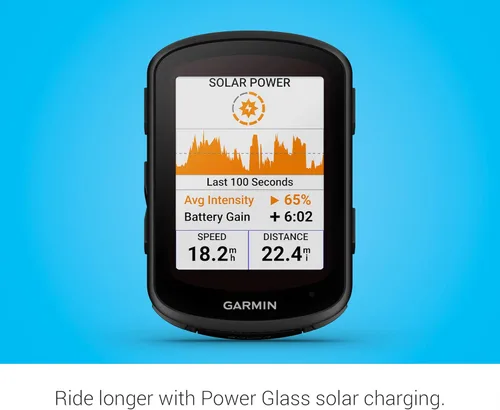 Miniatura 4 de Garmin Edge 840 Solar, Computadora de Ciclismo GPS con Carga Solar, Pantalla Táctil y Botones, Entrenamiento Adaptativo Específico, Navegación