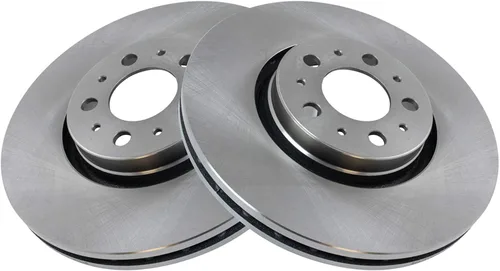 Miniatura 6 de TRQ Kit de pastillas de freno delantero y rotor, kit químico de freno, pastillas de freno de cerámica compatible con Volvo XC90 2003-2014