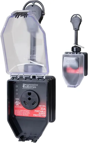 Miniatura 11 de Progressive Industries EMS-HW50C - Protector de sobretensiones para autocaravana resistente, negro, 50 amperios