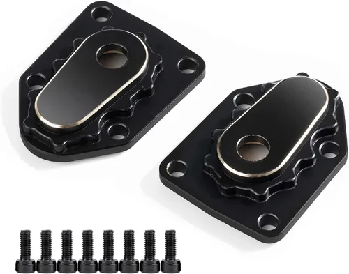 Miniatura 9 de UTB18 Carcasa de eje de peso de contador de latón Revestimiento negro para Axial RC Crawler 1/18 UTB18 Capra Unlimited Trail Buggy RTR Pieza de E