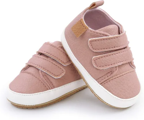 Zapatos de bebé para niños y niñas, tenis de suela antideslizante, zapatos planos para primeros pasos, zapatos planos y perezosos