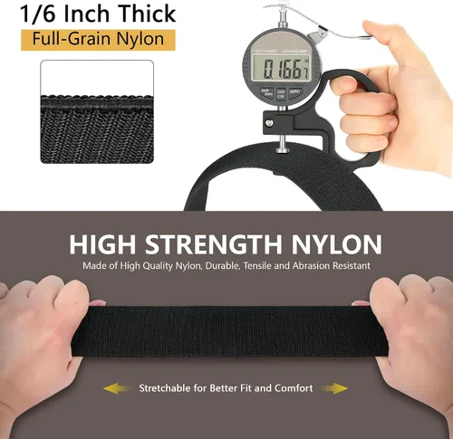 Miniatura 7 de Cinturón táctico para hombre ajustable militar