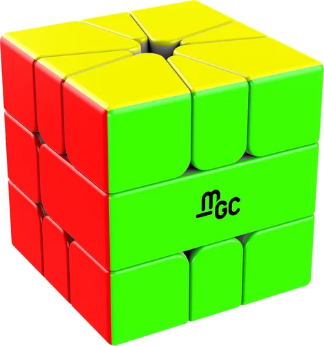 CuberShop MGC SQ1 Cubo Magnético Square One Sin Pegatinas de Velocidad, Rompecabezas Mágico Profesional SQ-1 con Forma YJ, Juguete Rompecabezas