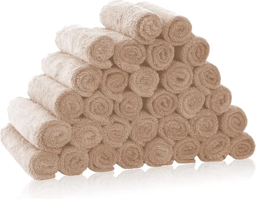 Miniatura 20 de Paquete de 16 paños para bebé, forro polar coral de lujo, extra absorbentes y suaves, para recién nacidos, bebés y niños pequeños, adecuados