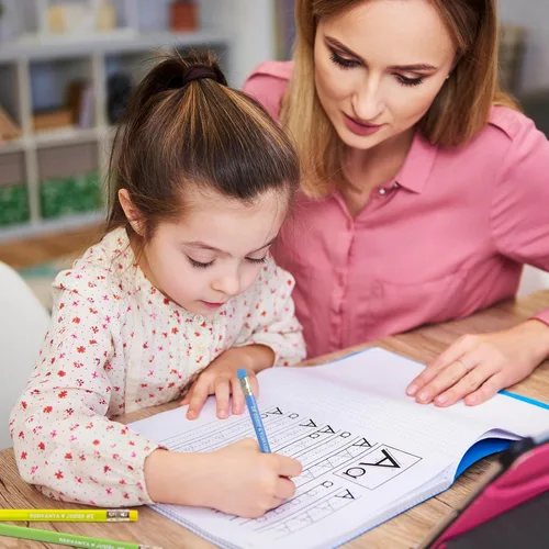 Miniatura 2 de Jumbo HB - Lápices preafilados #2 para niños en edad preescolar, lápices gruesos de agarre triangular grueso con borradores sin látex, resistentes a