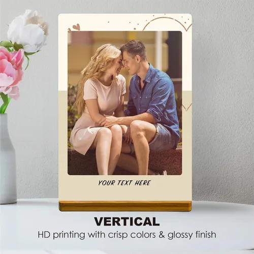 Miniatura 3 de Custom Style Marcos de Fotos Personalizados para Parejas con Impresiones de Fotos de Metal, Personaliza Tu Propio Marco de Fotos, Regalo de Imagen