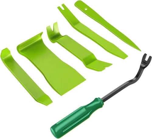 Miniatura 17 de GOOACC Kit de herramientas de eliminación de molduras automáticas de 9 piezas, kit de herramientas antiarañazos para el audio del automóvil, kit