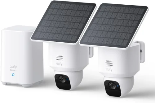 Miniatura 8 de eufy Security SoloCam E30, cámaras de seguridad inalámbricas para exteriores, cámara solar inalámbrica para exteriores, panorámica de 360°