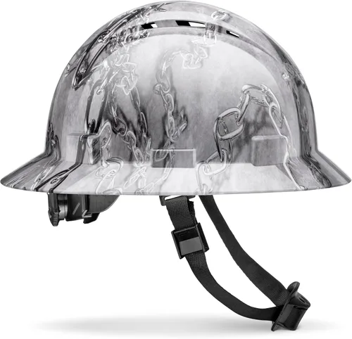 Casco de ala completa actualizado, ventilado, acolchado, aprobado por la OSHA Tipo 1 Clase C para trabajos de construcción, cascos de construcción