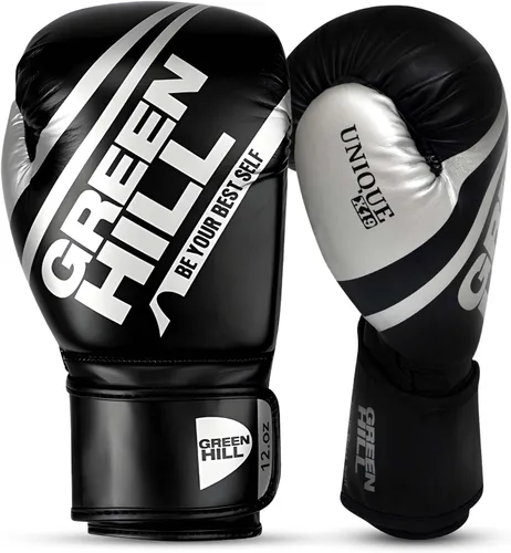 Miniatura 10 de Green Hill Boxing Gloves Set for Men & Women – Leather Training & Sparring Gloves for MMA, Muay Thai & Kickboxing