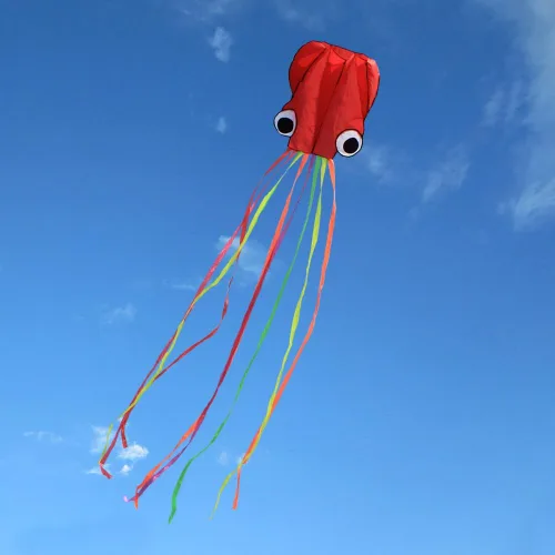 Miniatura 5 de Hengda Kite Soft Octopus Kite Series, Beautiful Kite with Long Colorful Tail for Kids and Adults, Easy to Fly Beach Kites, Excellent Outdoor