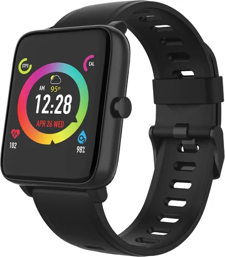 3Plus Vibe Lite - Reloj inteligente con monitor de actividad física integrado con monitor de frecuencia cardíaca y oxígeno en sangre, monitor de