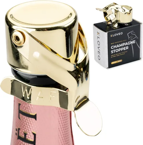 Miniatura 7 de KLOVEO - Tapones de champán, sello patentado, fabricado en Italia, tapón de botella de champán WAF de calidad profesional, tapón para prosecco, cava