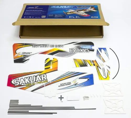 Miniatura 7 de Viloga Avión volador acrobático 3D EPP Sakura, 16.535 in espuma duradera RC kit para construir para adultos
