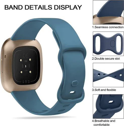 Miniatura 6 de Lamshaw - Correa de reloj inteligente para niños, compatible con BIGGERFIVE de 0.866 pulgadas (0.866 in), correa de silicona suave, correa deportiva