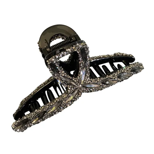 FOMIYES 1 horquilla de metal para el cabello, pinzas para el pelo de plátano, pinzas para el pelo de tortuga, pinzas de pelo de metal para mujeres,