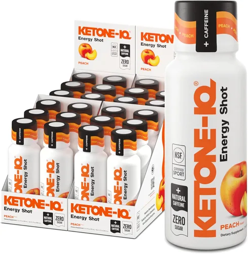 Miniatura 8 de Ketone-IQ Bebidas energéticas de rendimiento con cafeína: energía limpia para concentración y resistencia, 0.18 onzas de cetonas, 100 mg de té verde