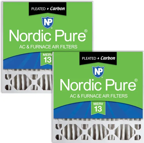 Miniatura 13 de Nordic Pure 20 x 20 x 5 (19_5/8 x 19_7/8 x 4_3/8) Honeywell/Lennox MERV 12 filtros de aire de repuesto, 2